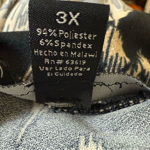 French Laundry Plus Size Knit Tribal Aztec Print Open Cardigan, Size 3X - Picture 8 of 10